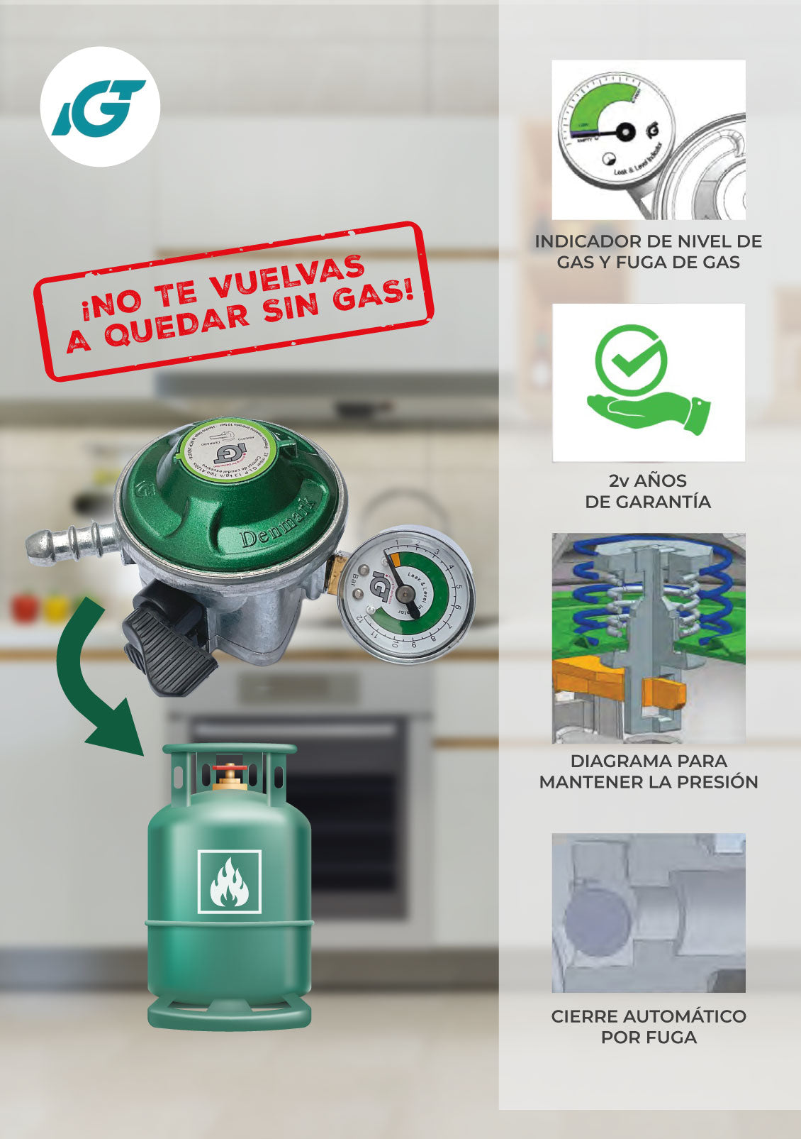 Regulador de Gas Premiun