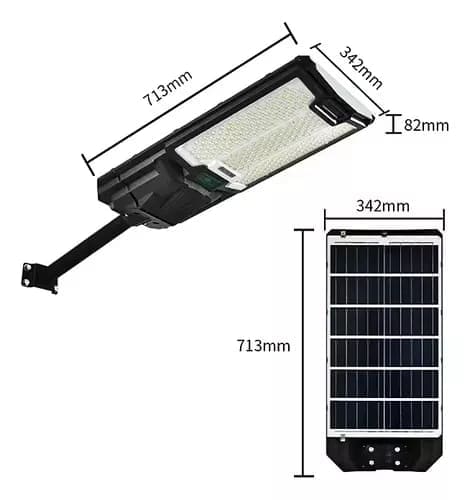 FAROLA PUBLICA SOLAR LED DE 1000W