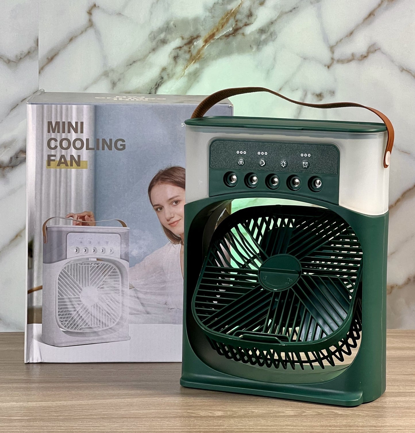 Ventilador 3 en 1, con Aire Acondicionado y Humidificador
